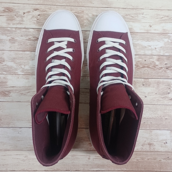 Converse Chuck Taylor II (discontinued) High Tops Maroon Lunarlon Men's Size 13 - Picture 3 of 15